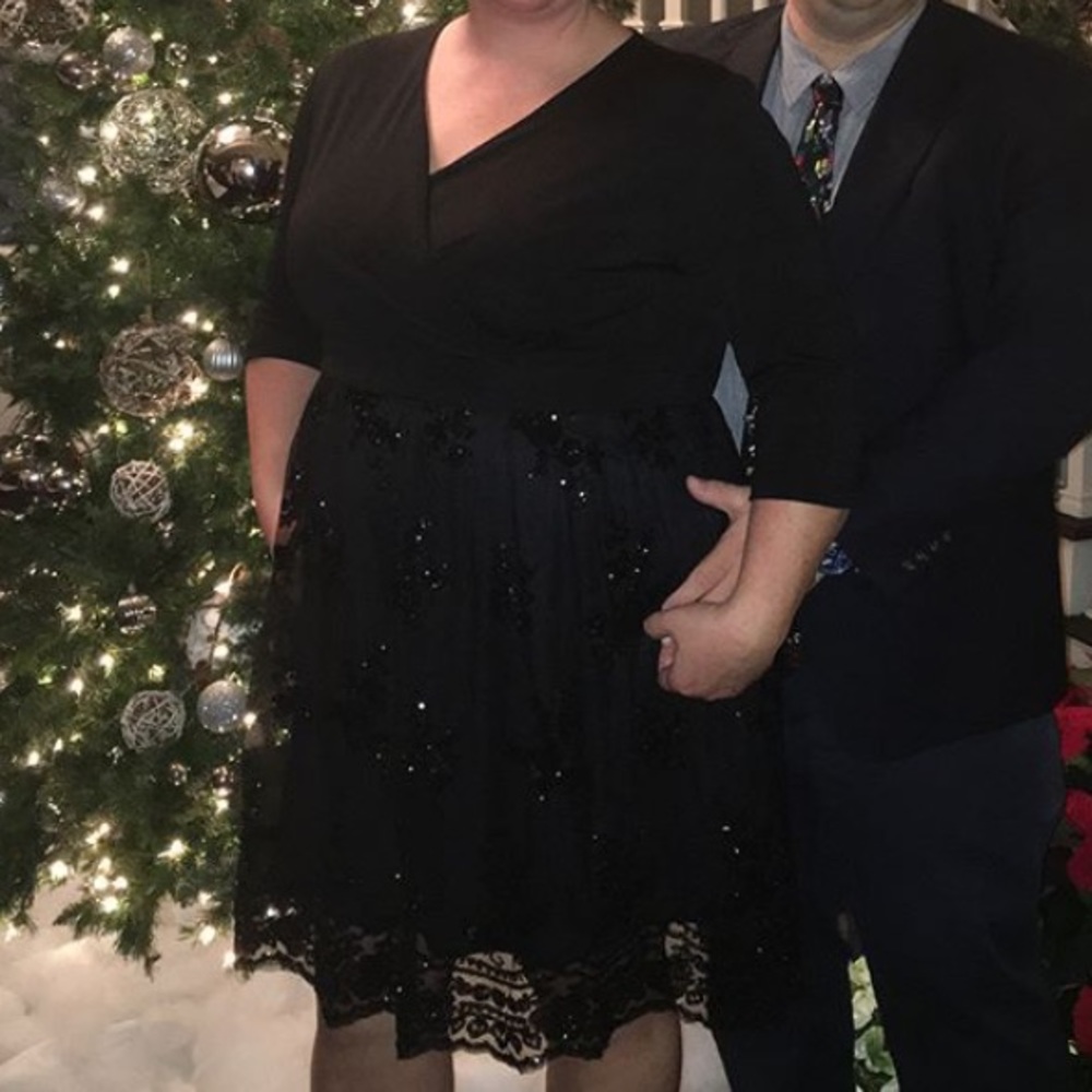 Size 2X sequin dress